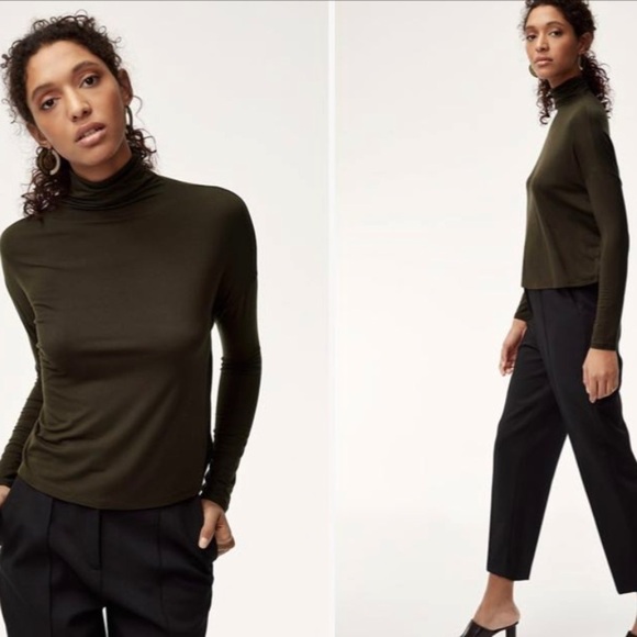 Aritzia Tops - Babaton Seaton Turtleneck is Tuscan Olive